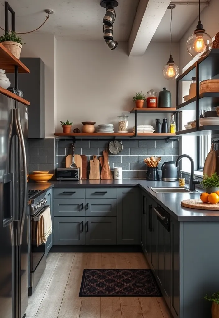27 Ingenious Industrial Loft Kitchen Ideas for Small Spaces—You’ll Love ...