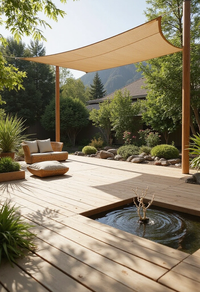 21 Beautiful Decks Ideas for Outdoor Living - 1. Minimalist Zen Deck