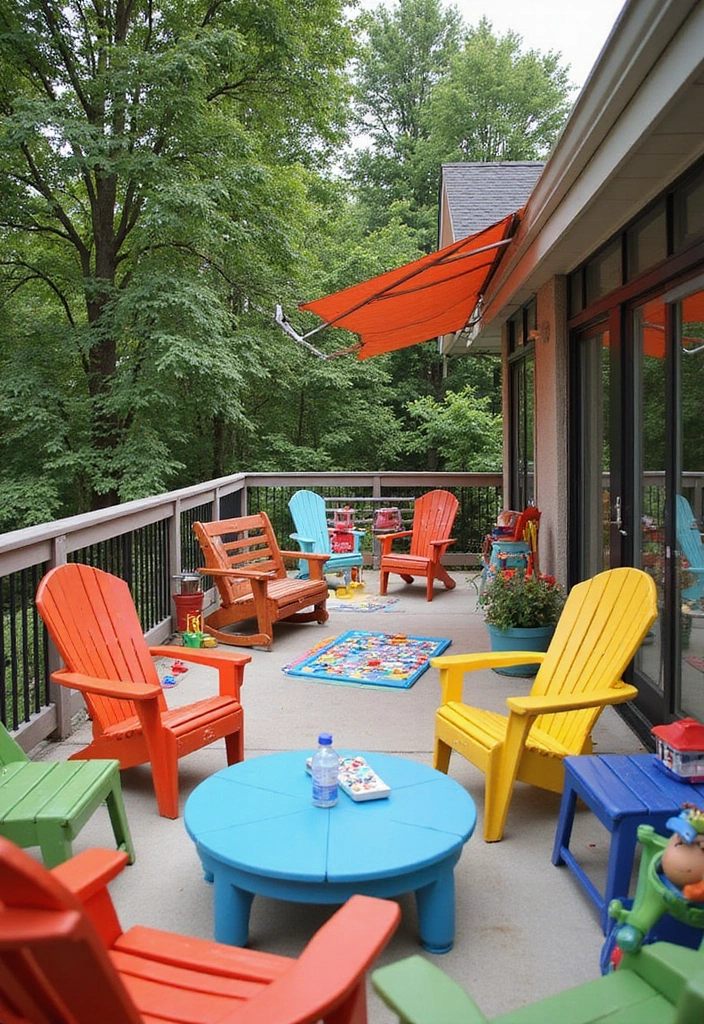 21 Beautiful Decks Ideas for Outdoor Living - 6. Family-Friendly Deck with Play Zones