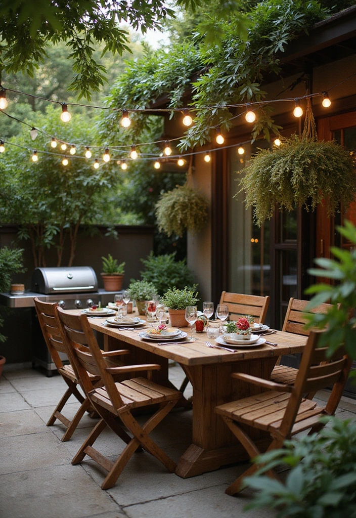 21 Beautiful Decks Ideas for Outdoor Living - 7. Alfresco Dining Setup