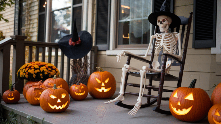 19 Halloween Front Porch Decor Ideas