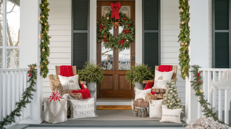 27 Christmas Porch Decor Ideas