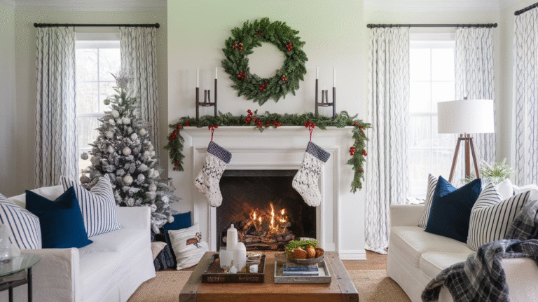 23 Christmas Decor Ideas For Living Room