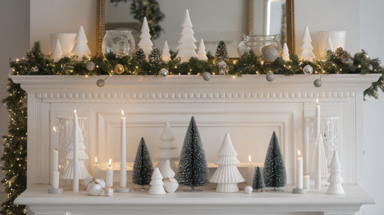 23 White Christmas Decor Ideas That Make Your Home Sparkle