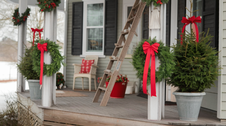 20 Christmas Front Porch Ideas