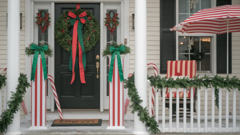 21 Christmas Porch Decorating Ideas
