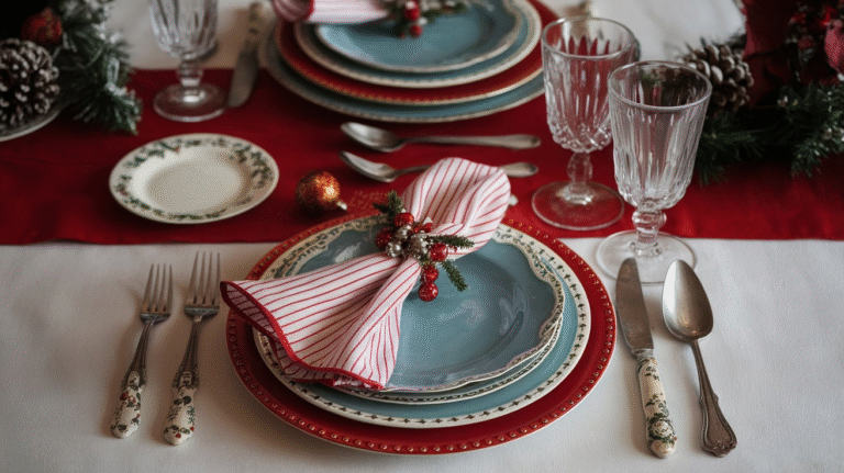 25 Christmas Dinner Table Settings Ideas