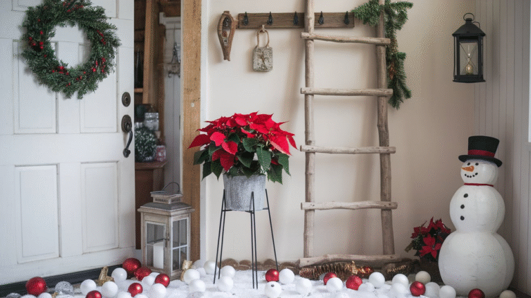 23 Christmas Entryway Ideas
