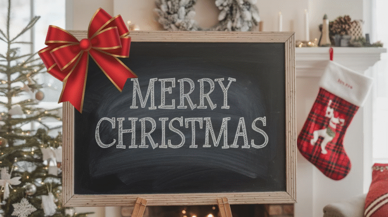 19 Christmas Chalkboard Art Ideas