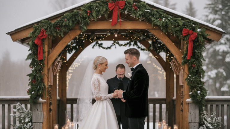 22 Christmas Wedding Ideas That Will Make Your Big Day Magical