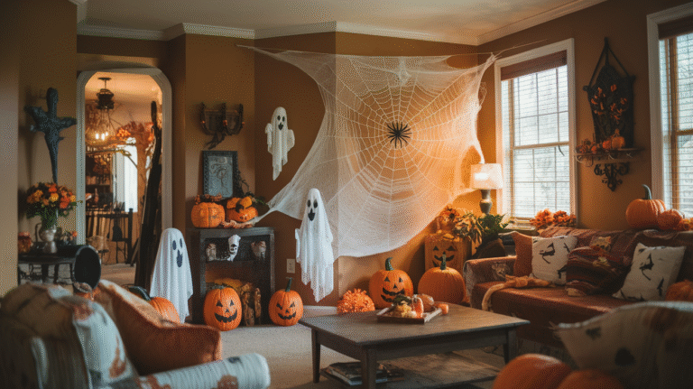 20 Halloween Living Room Ideas