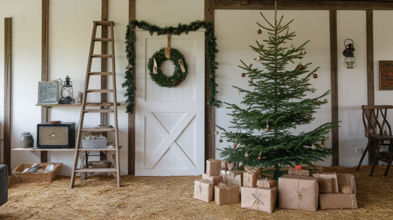 23 Farmhouse Christmas Decor Ideas
