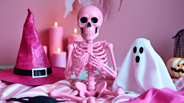 24 Pink Halloween Decor Ideas