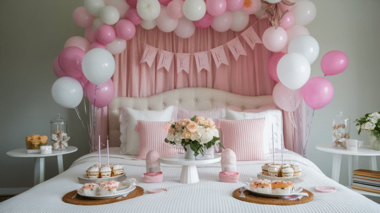 21 Bed Party Decor Ideas to Celebrate in Style