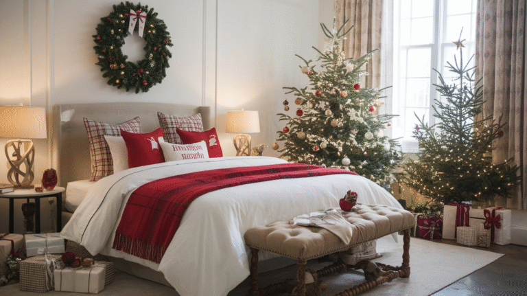 22 Christmas Bedding Ideas