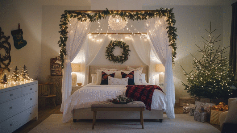 19 Christmas Bedroom Light Ideas