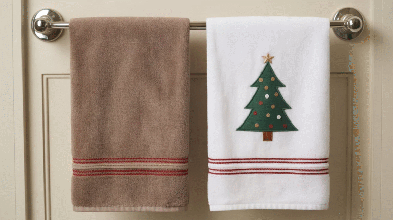 19 Christmas Bathroom Towels Ideas