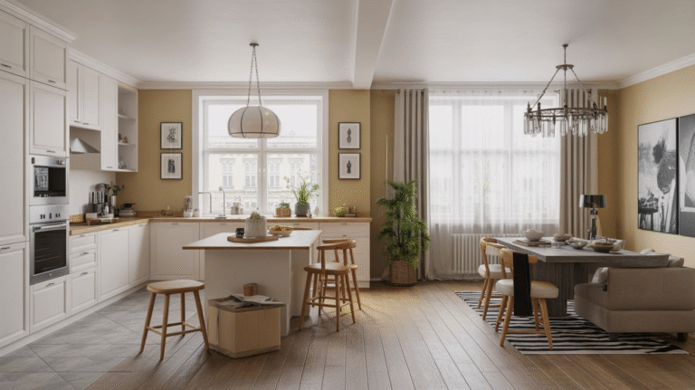 20 Chic Open Kitchen and Living Room Ideas