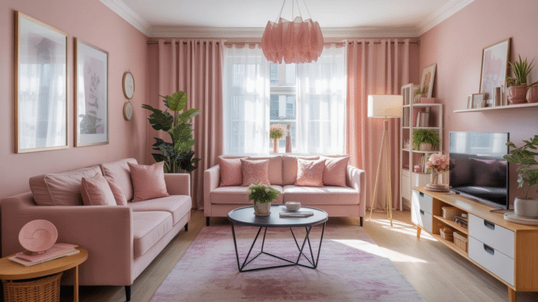 21 Gorgeous Pink Living Room Ideas Cozy & Home