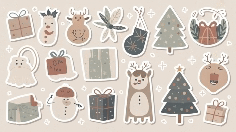 19 Christmas Stickers Ideas That Will Spark Joy and Creativity