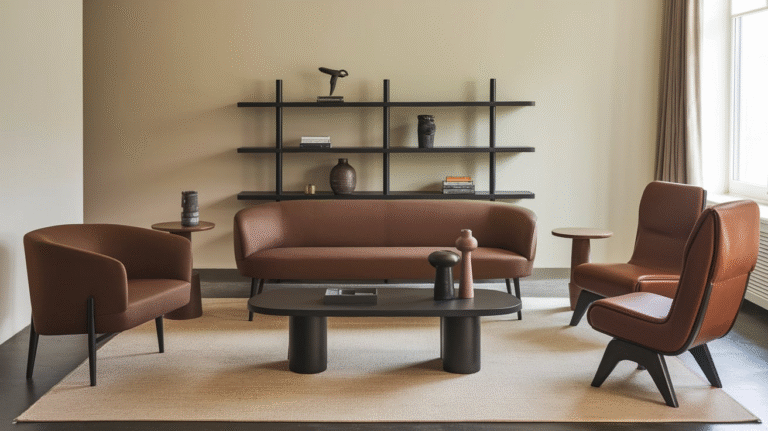 23 Stylish Brown and Black Living Room Ideas