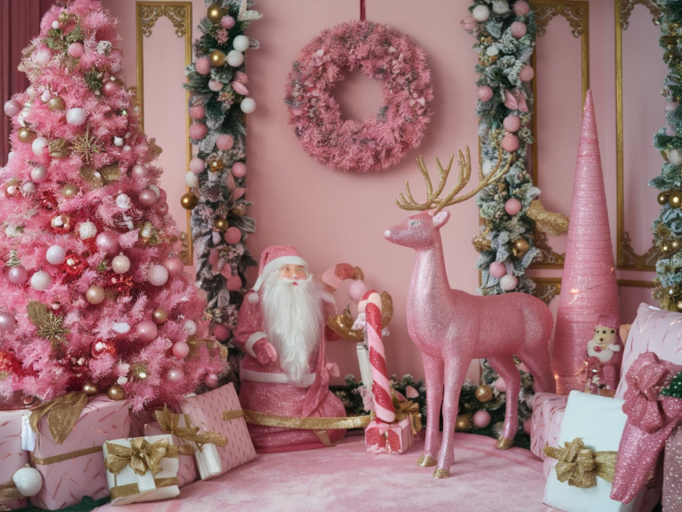 20 Pink Christmas Decoration Ideas