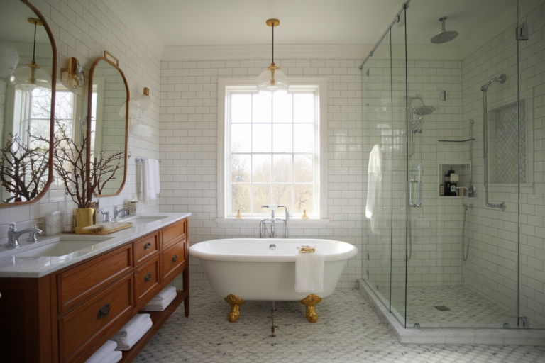 21 Vintage Modern Bathroom Ideas