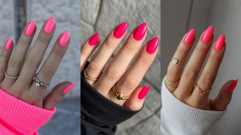 25 Bold Neon Pink Nail Ideas for Trendsetters