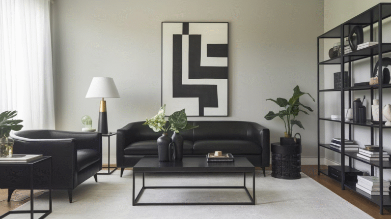 24 Chic Black Living Room Ideas