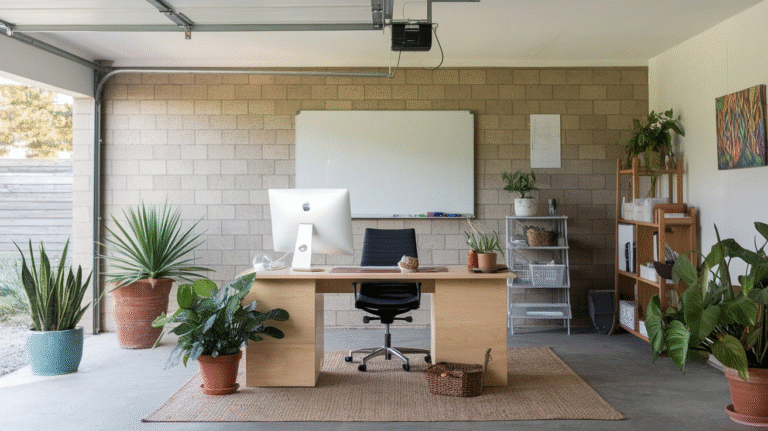 30 Trendy Garage Office Ideas