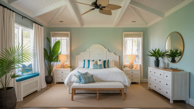 31 Fresh Tropical Bedroom Ideas