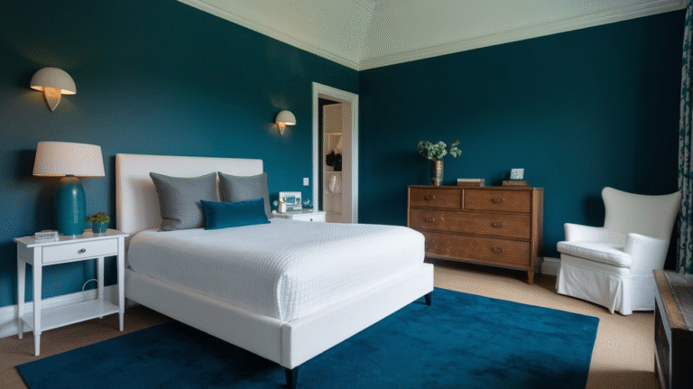 26 Dark Teal Bedroom Ideas