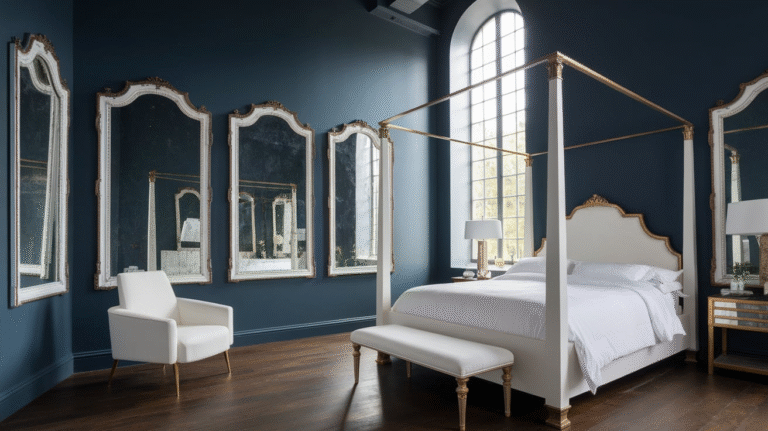 25 Striking Dark Blue Bedroom Ideas