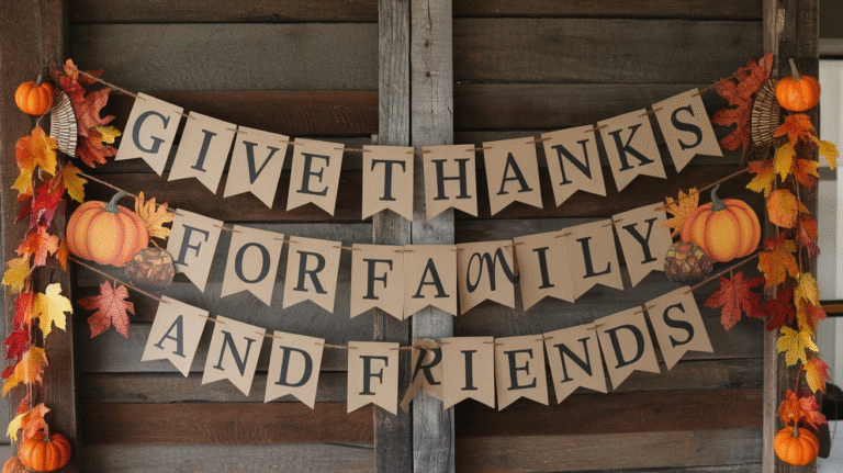 20 Thanksgiving Banner Ideas